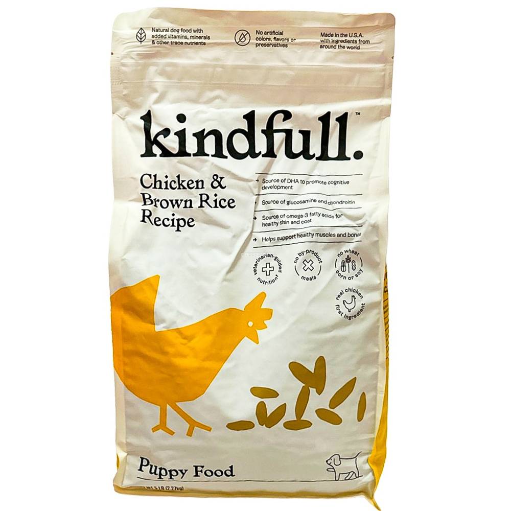 Kindfull Dry Dog Food, Chicken-Brown Rice (5 lbs)