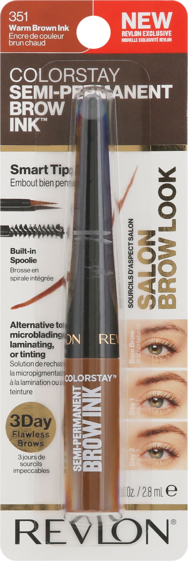 Revlon Colorstay Warm Semi-Permanent Brow Ink 351 (0.1 fl oz)