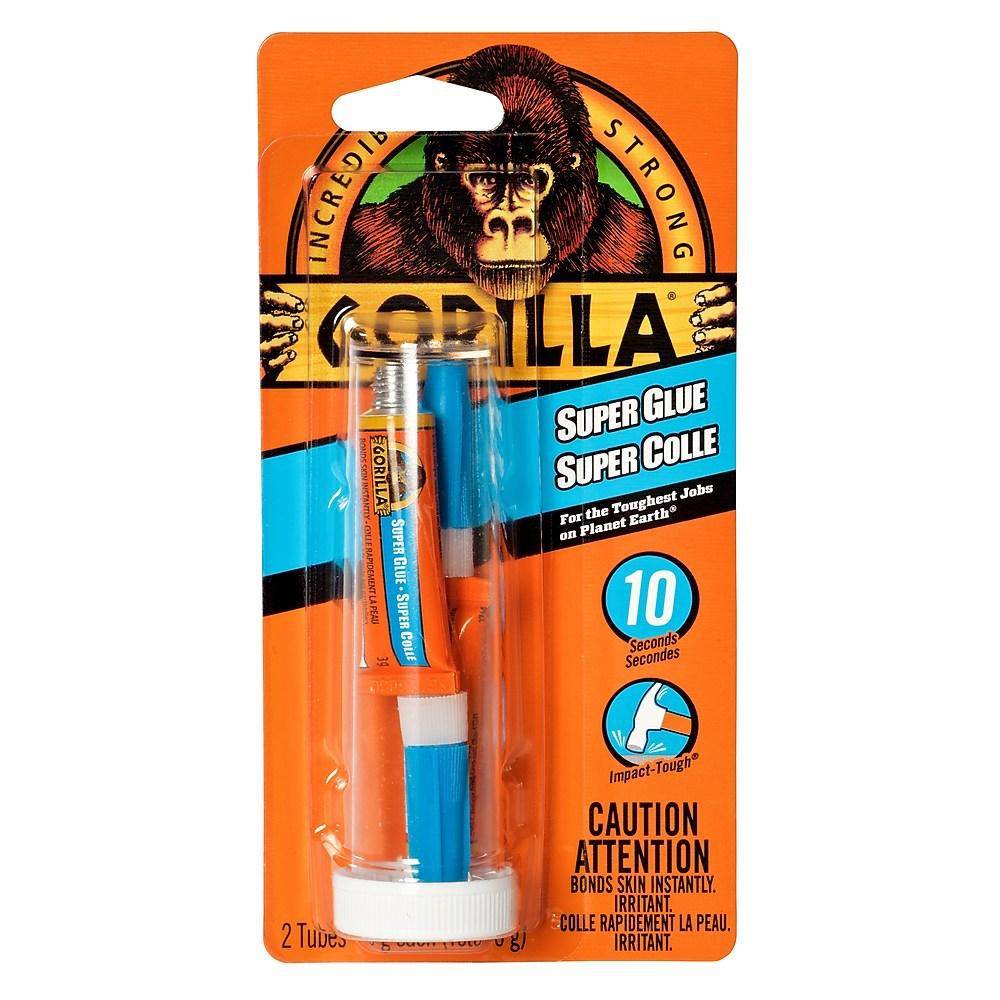 Gorilla Super Glue, 3g, 2/pack