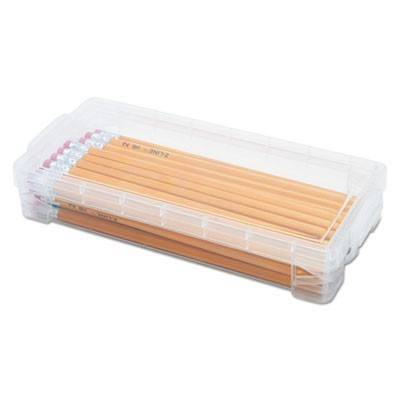 Essendant Super Stacker Pencil Box Clear (1 pc)