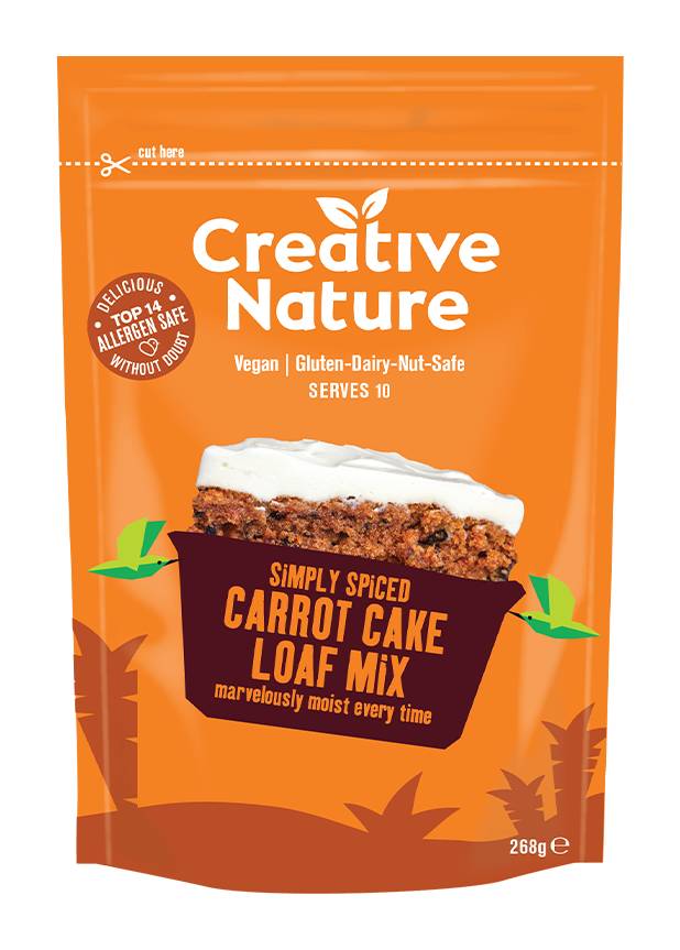 Creative Nature Spiced Carrot Cake Baking Mix (268g)