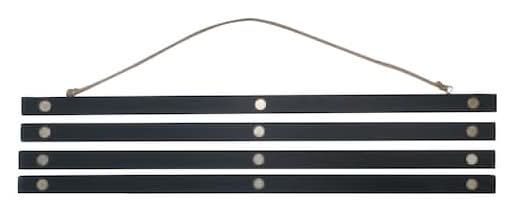 Black Wooden Magnetic Poster Hanger By Studio Decor