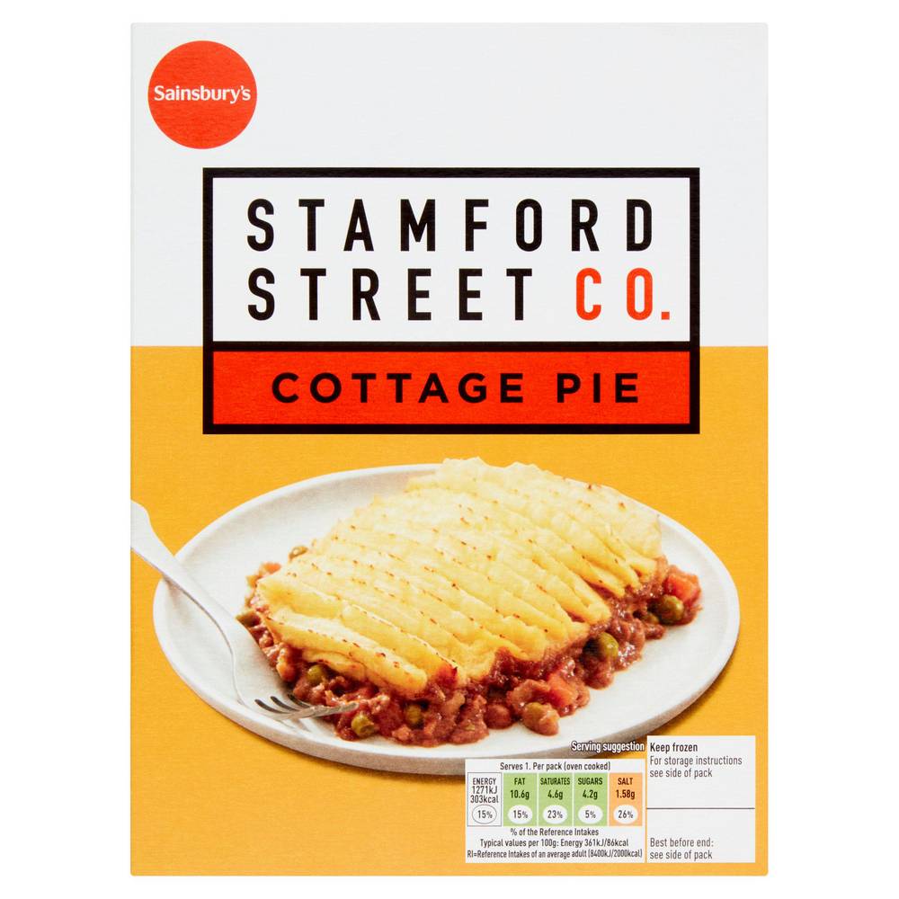 Sainsbury's Stamford Street Co. Cottage Pie