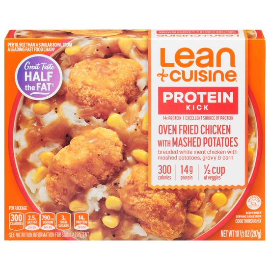 Lean Cuisine Protein Kick Oven Fried With Mashed Potatoes (chicken)