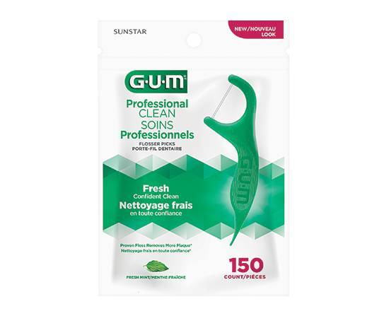 GUM PROFESSIONAL CLEAN FLOSSER 150 UN