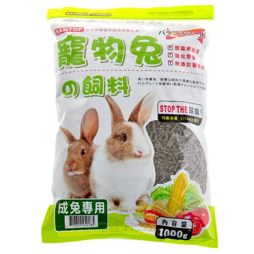 PANTOP邦比寵物成兔綜合主食1000g/4716609940185