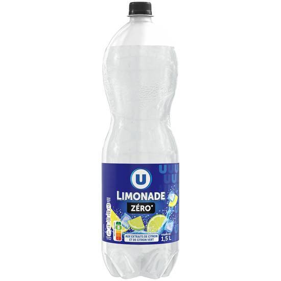 Les Produits U - Zéro sans scre (1.5 L) (limonde)