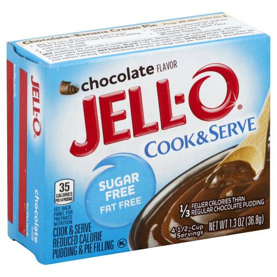 Jell-O Sugar Free Chocolate Flavor Pudding & Pie Filling