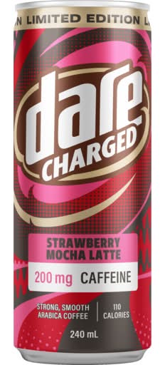 Dare Charged Strawberry Mocha Latte 240mL