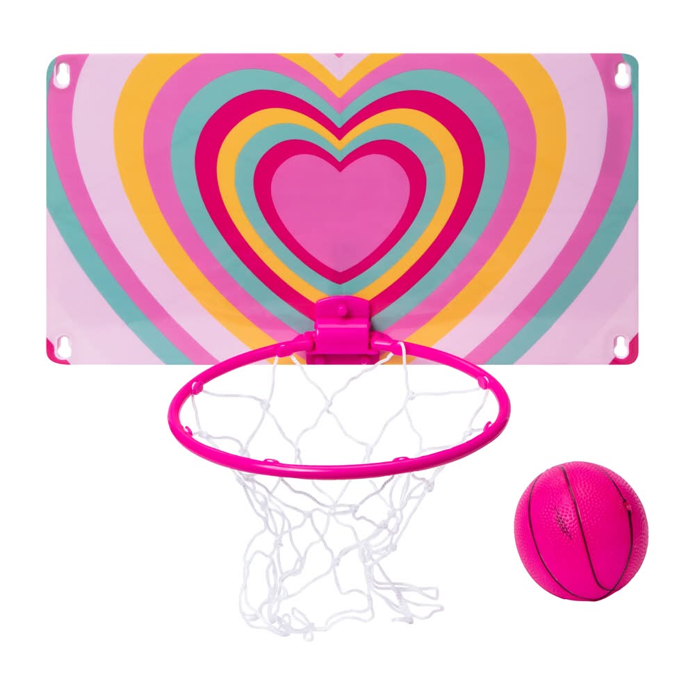 Basketball Mini Hoop With Ball Heart