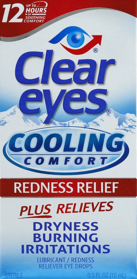 Clear Eyes Cooling Comfort Redness Relief Drops (0.5 oz)