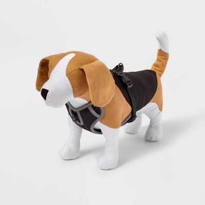 Boots & Barkley Ultimate Reflective and Adjustable Dog Harness, S, Black