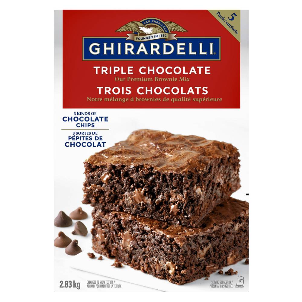 Ghirardelli Premium Brownie Mix, 2.83 Kg