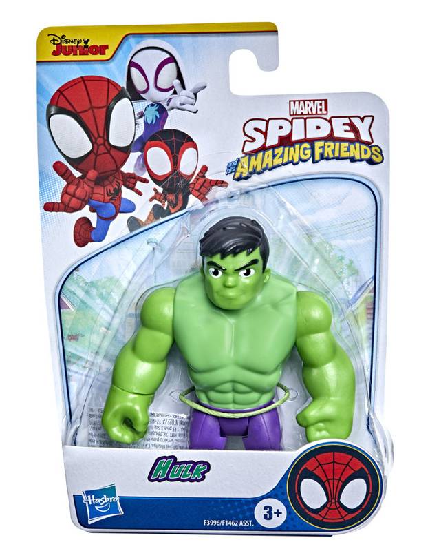 Hasbro · Figura marvel spidey y sus amigos hulk