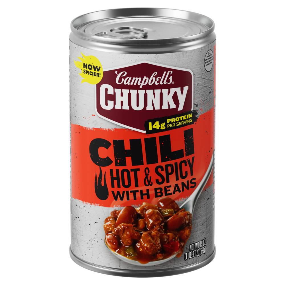 Campbell's Chunky Hot & Spicy Chili With Beans (1.19 lbs)