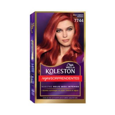 Koleston tinte permanente rojo cobrizo intenso 7744 (caja 1 unid)