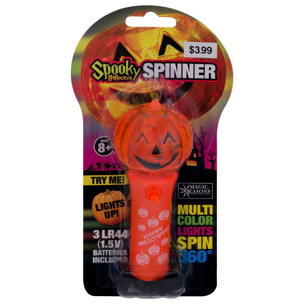 Magic Seasons Spooky Halloween Multi Color Lights Spinner (2.2 oz)