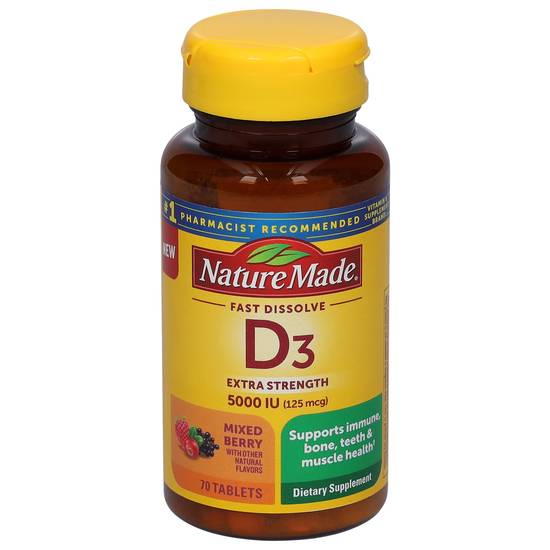 Nature Made Extra Strength Mixed Berry Vitamin D3