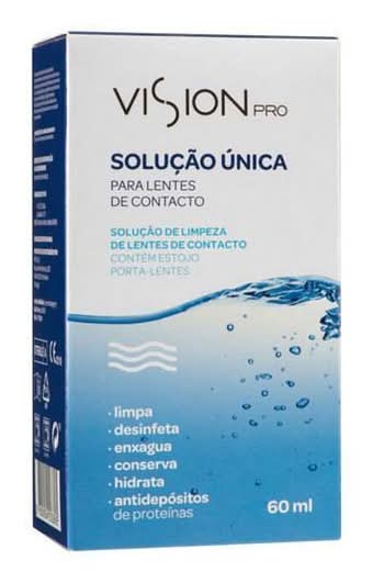 Líquido Limpeza Lentes Contacto VisionPro emb. 60 ml