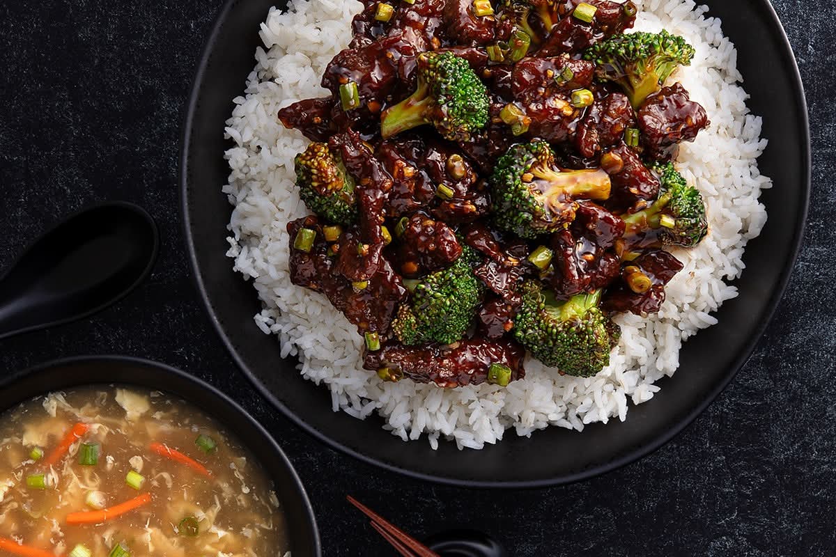 Gluten-Free Beef with Broccoli Lunch Special