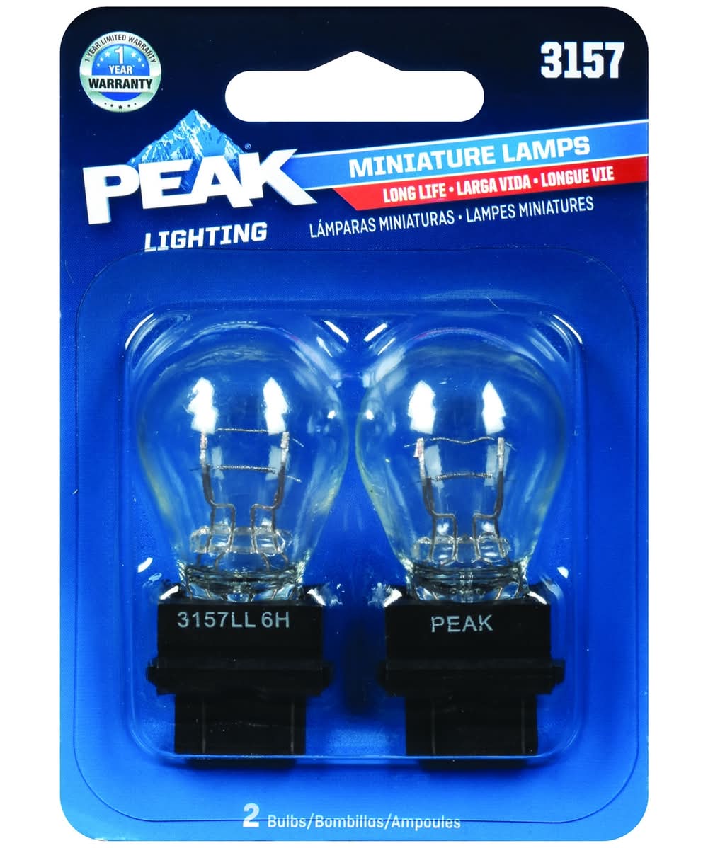 Peak Incandescent Parking/Stop/Tail/Turn Miniature Automotive Bulb 3157