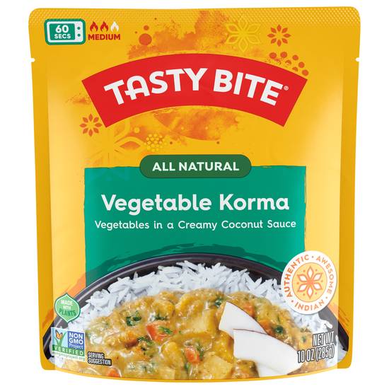 Tasty Bite Medium Hot Indian Vegetable Korma (10 oz)