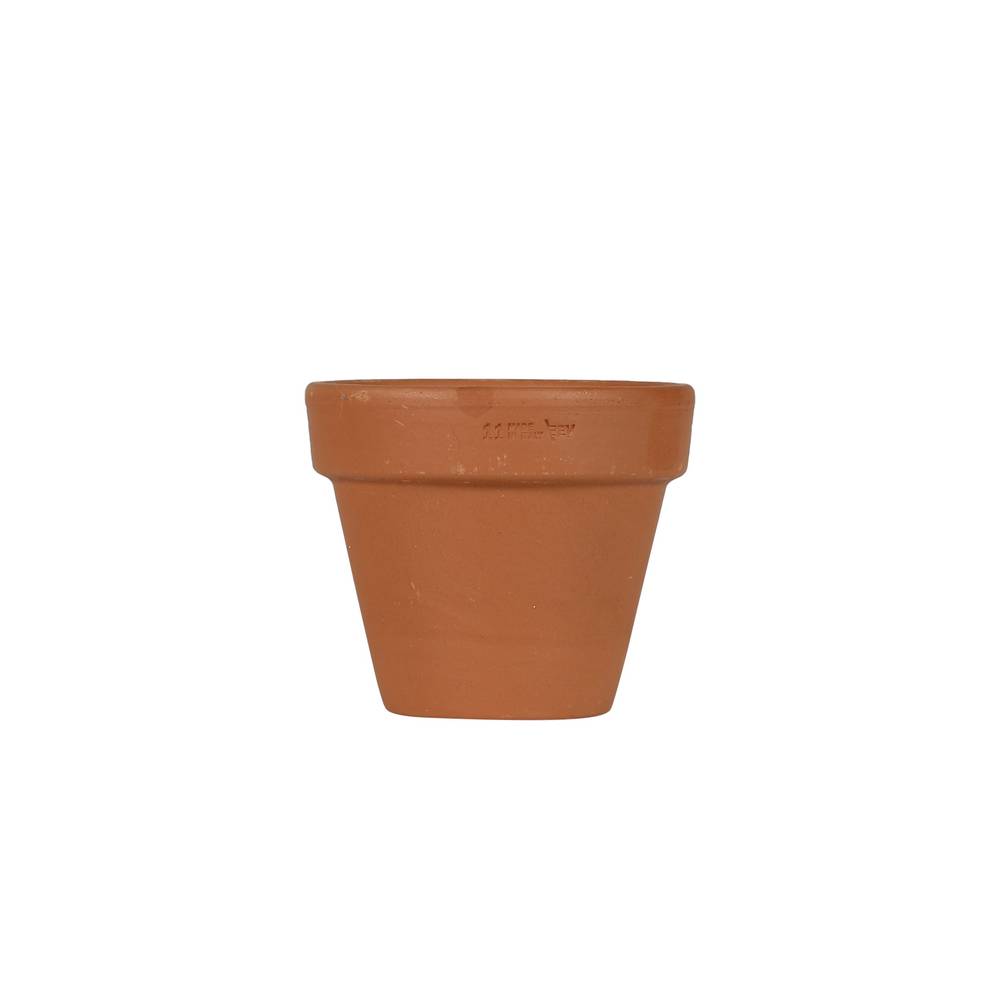 Round 4.33-in W x 3.74-in H Orange Terracotta Traditional Indoor/Outdoor Planter | TC0424SP