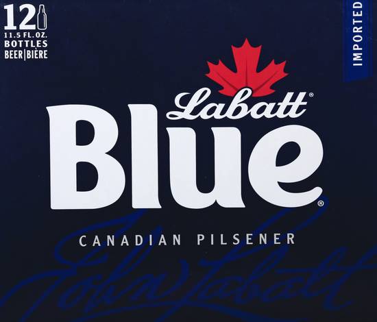 Labatt Canadian Pilsener Beer (12 ct, 24 fl oz)