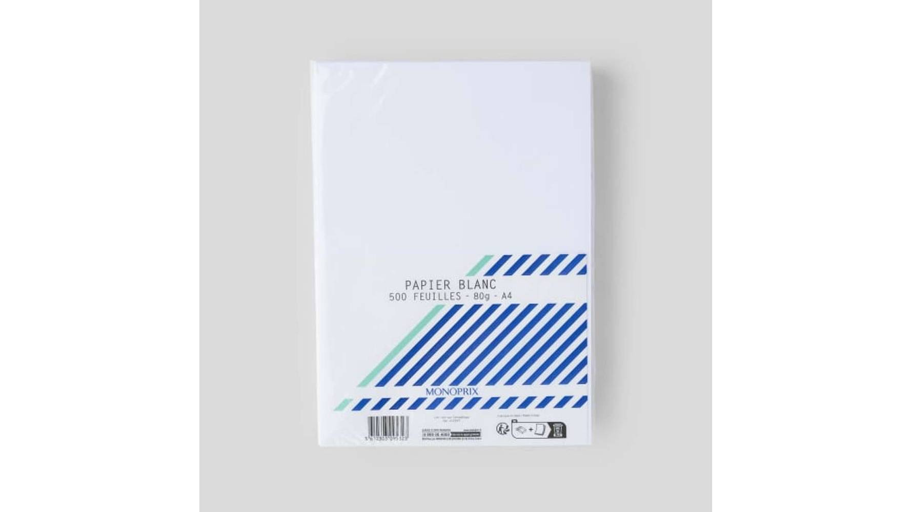 Monoprix Maison Papier blanc, format A4, 80gr L'unité