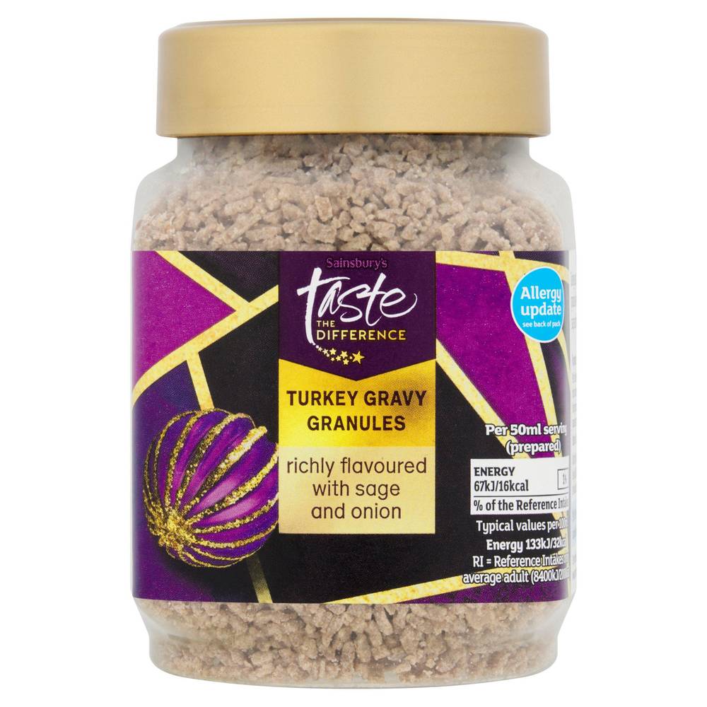 Sainsbury's Sage - Onion, Taste the Difference Turkey Gravy Granules (200g)