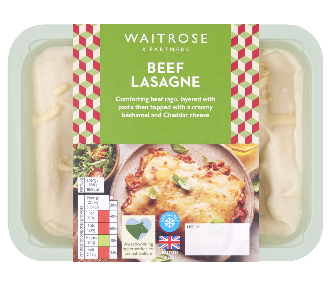 Waitrose & Partners Beef Lasagne (400g)