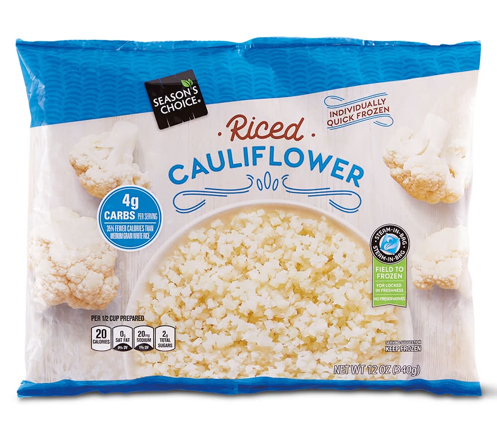 Season's Choice Plain Riced Cauliflower (12 oz)