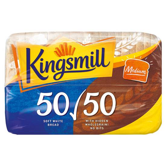 Kingsmill Medium 50/50 Bread 800g