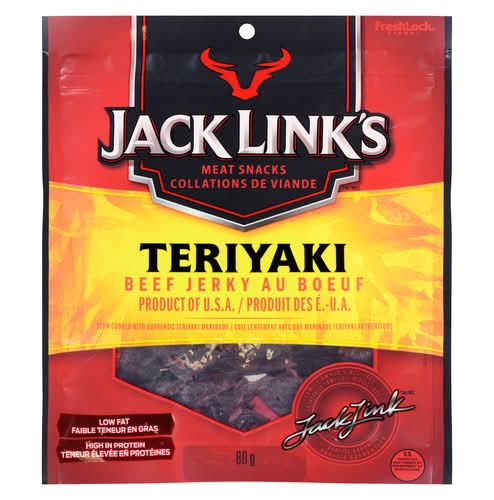 Jack Link'S Bâtonnet Au Boeuf Jerky Teriyaki 80 G / Jack Link's Beef Jerky Teriyaki 80 g