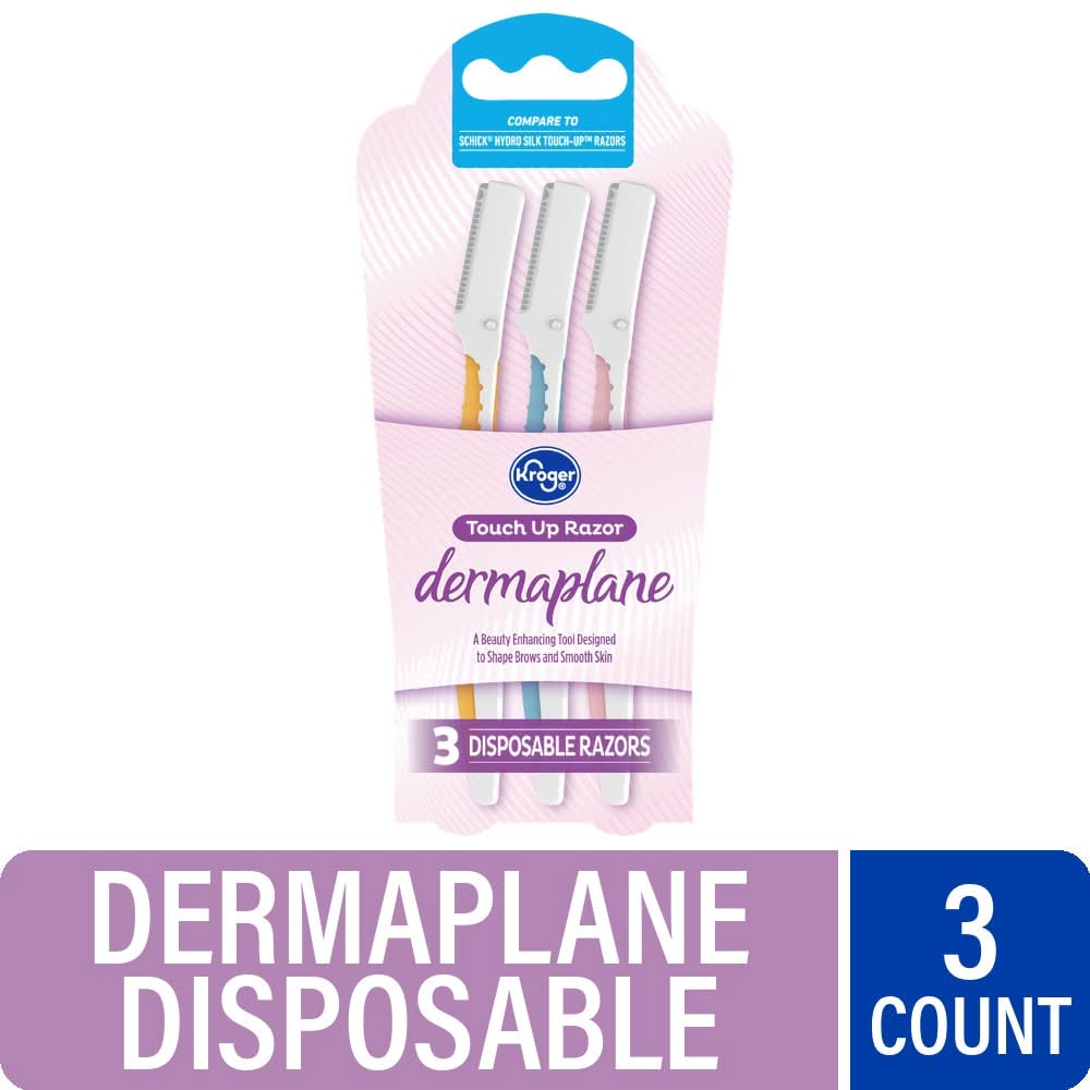 Kroger Touch Up Razor Dermaplane Disposable Refills (3 ct)