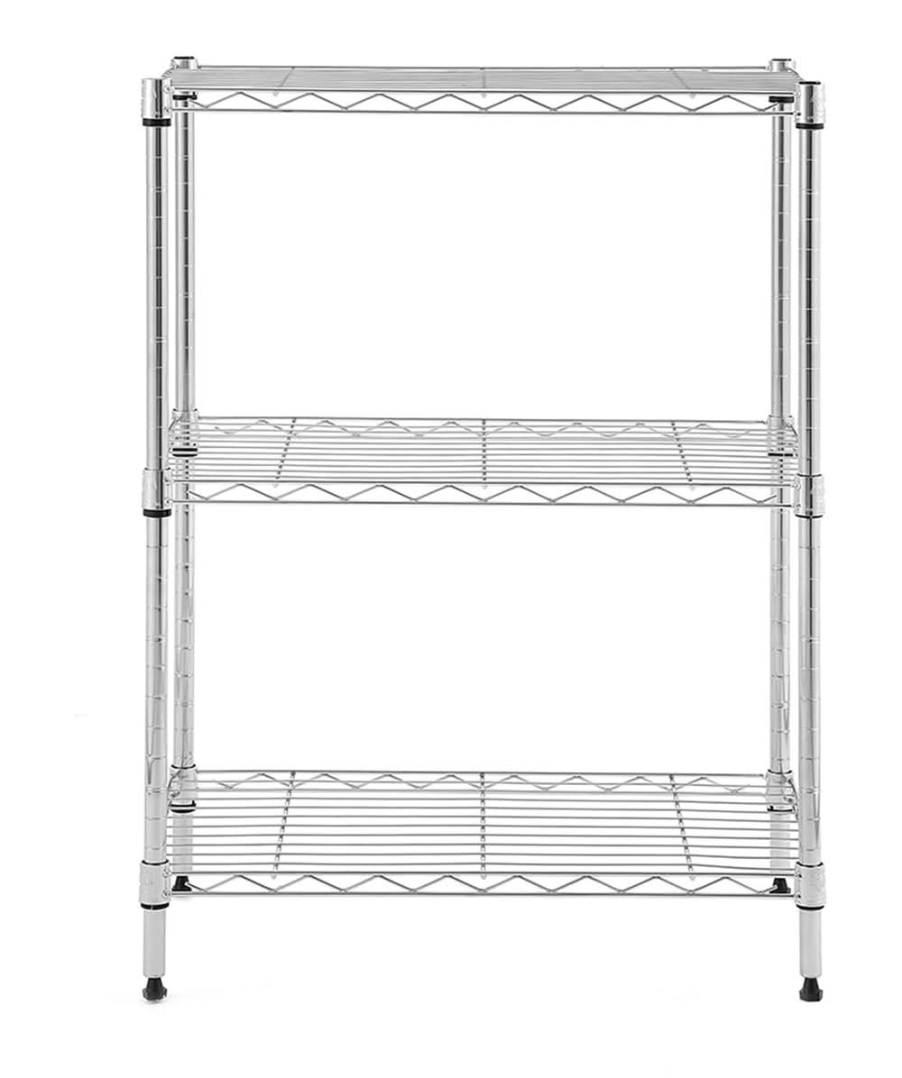 Style Selections 3 Tier Chrome Wire Shelf