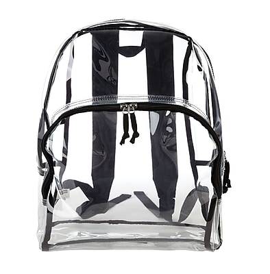 Staples Solid Clear Backpack