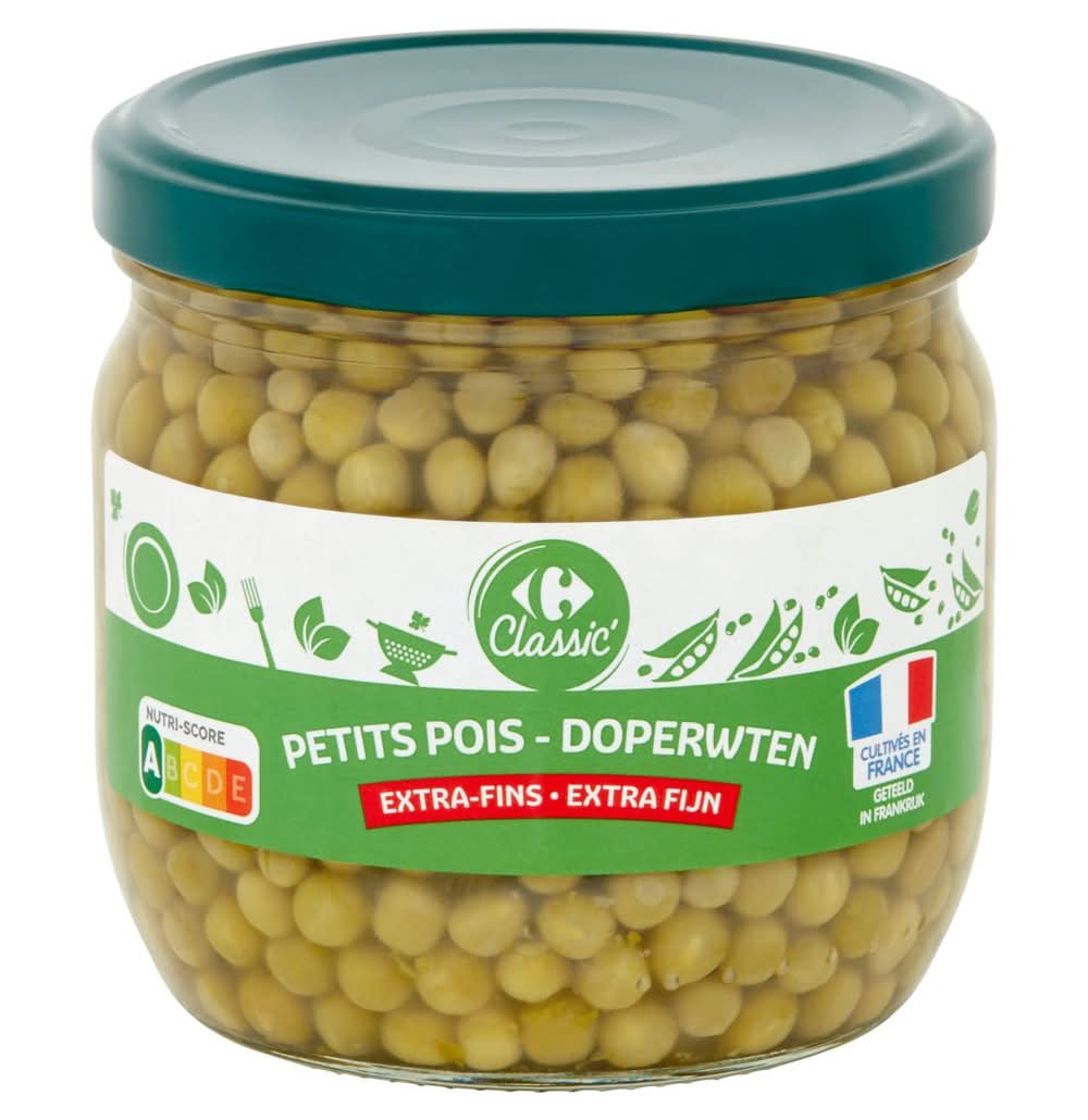 Carrefour Classic'' Petits Pois Extra-Fins 330 g