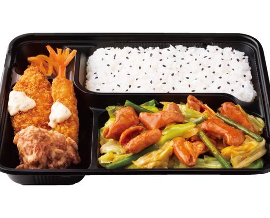 Ｄｘ牛ホルモン辛味噌炒め弁当 Deluxe beef intestine lunch box