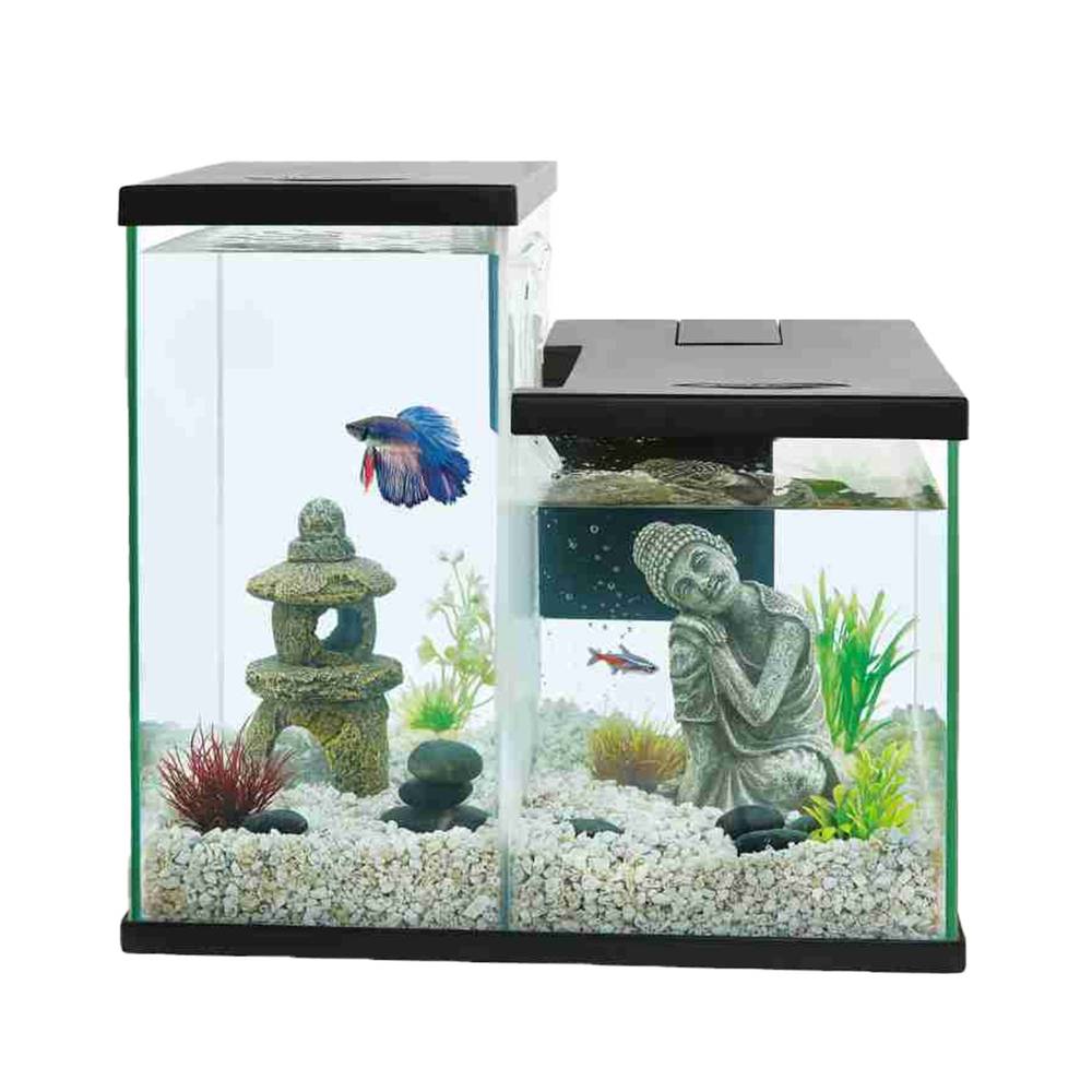 Top Fin Betta Waterfall Dual Aquarium