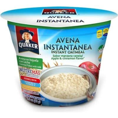 Avena Instantánea Quaker Sabor Manzana Y Canela 40 g
