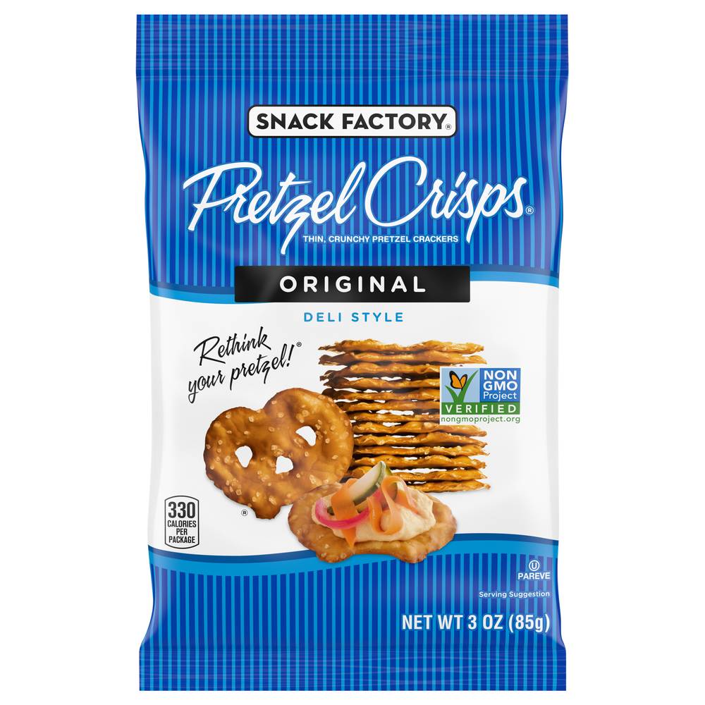 Snack Factory Original Deli Style Pretzel Crisps (3 oz)