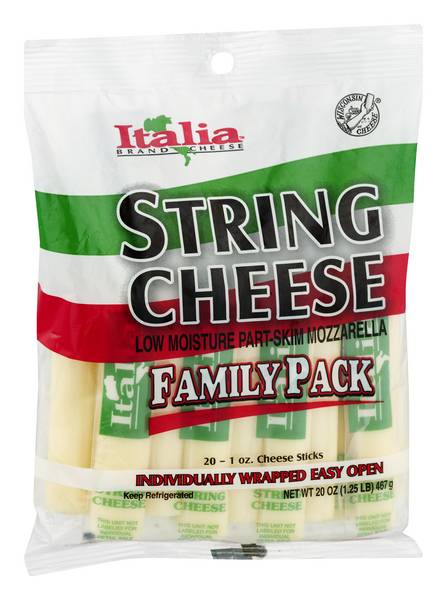 Italia String Cheese Family Pack 20Ct
