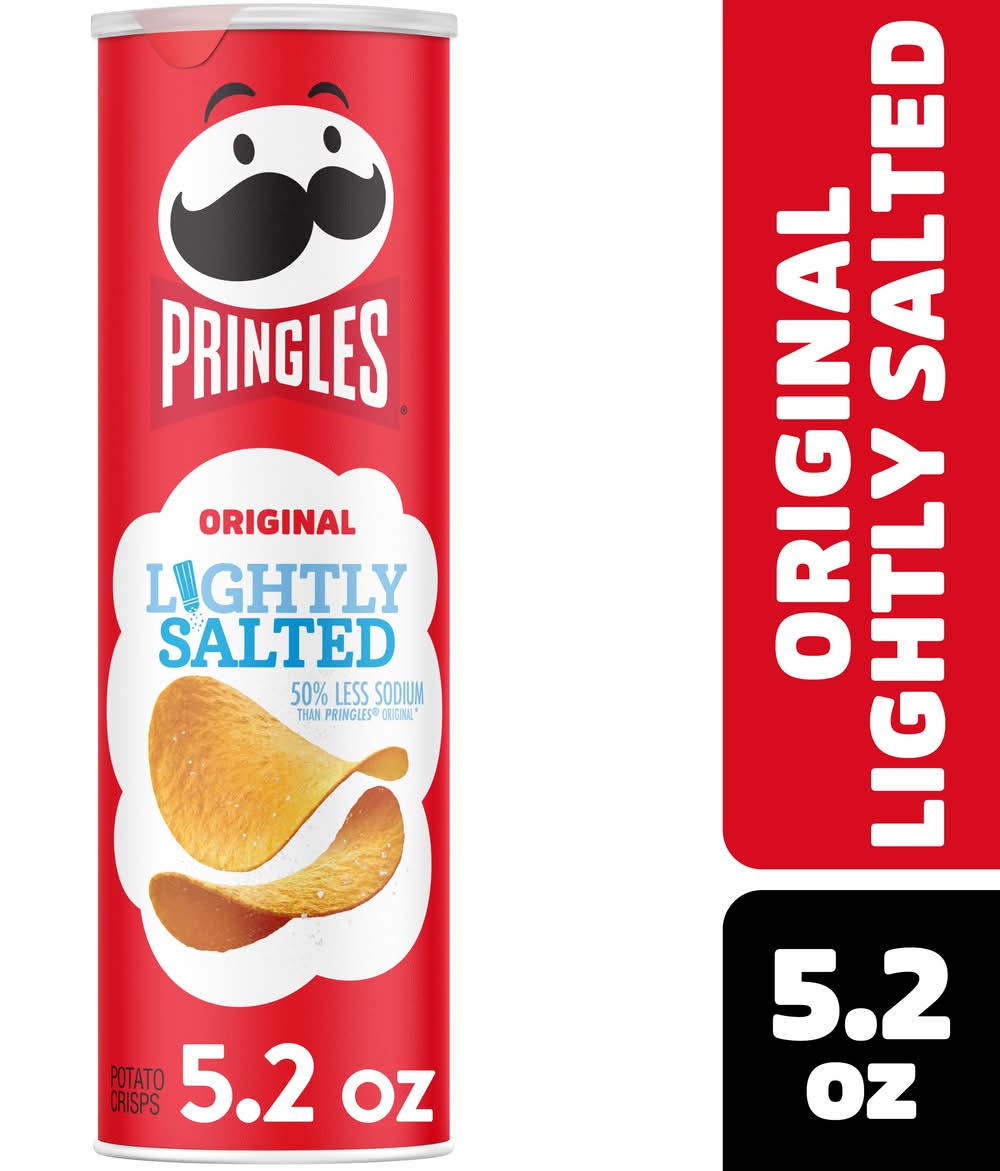 Pringles Potato Crisps, Original Lightly Salted (5.2 oz)