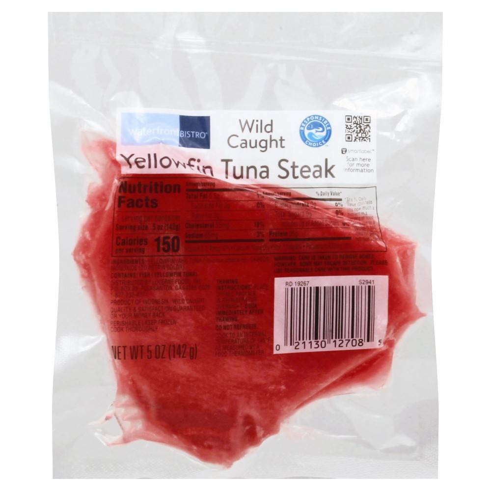 waterfront BISTRO Wild Caught Yellowfin Tuna Steak (5 oz)