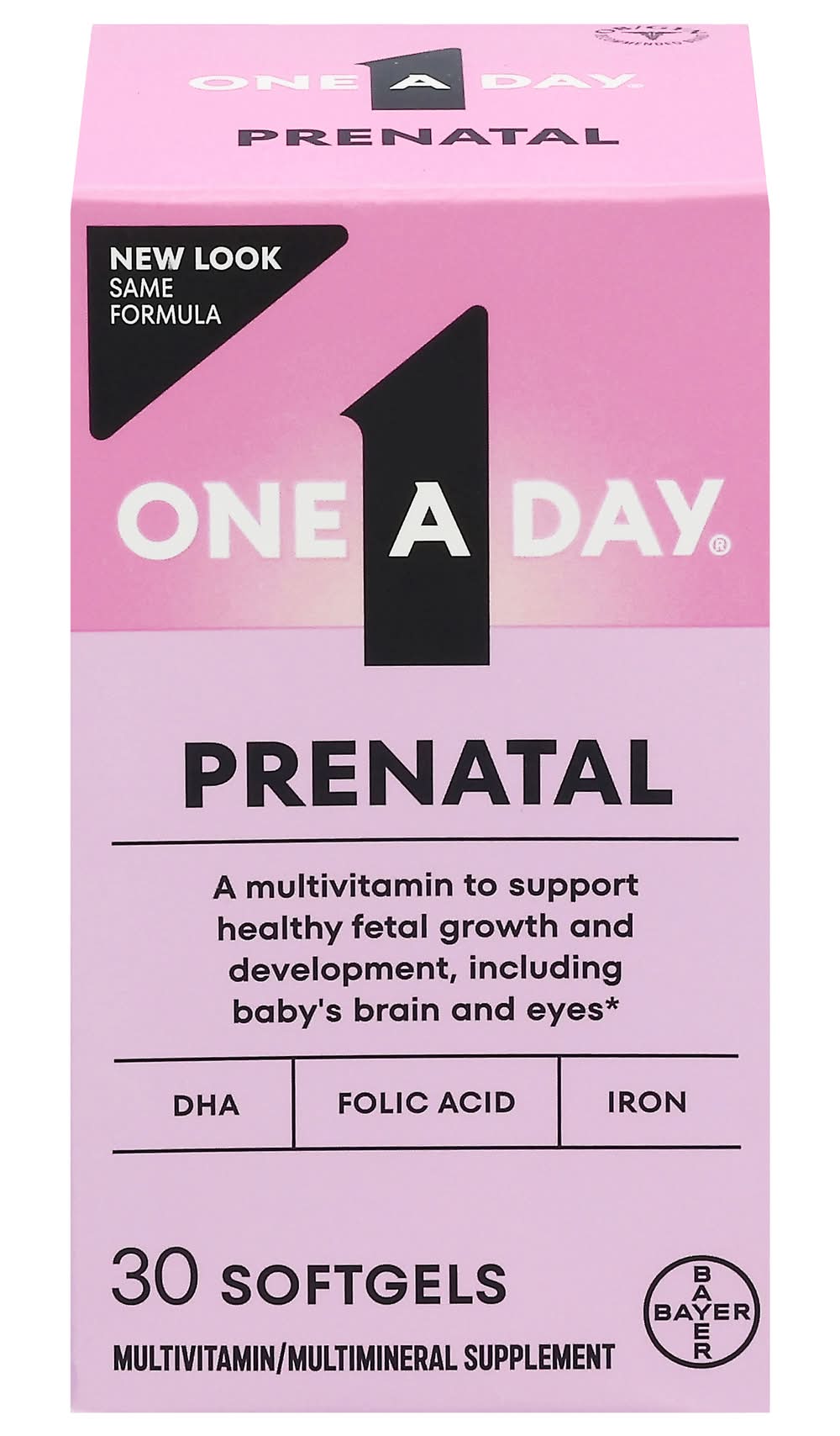 One A Day Prenatal 1 Multivitamin Supplement Softgels, Women (30 ct)
