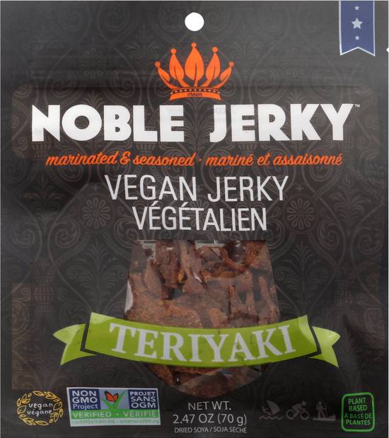 Noble Jerky Vegan Teriyaki Jerky