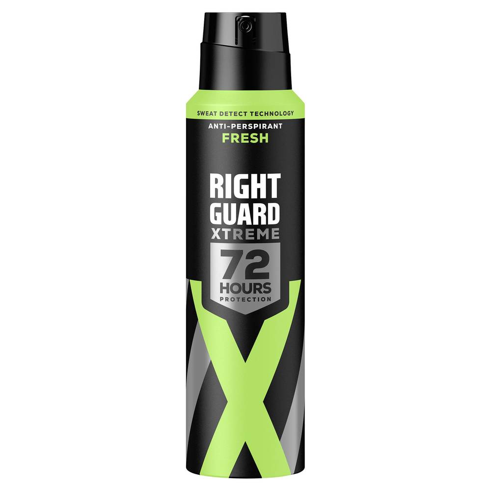 Right Guard Xtreme, Anti-Perspirant Deodorant, Fresh 150ml