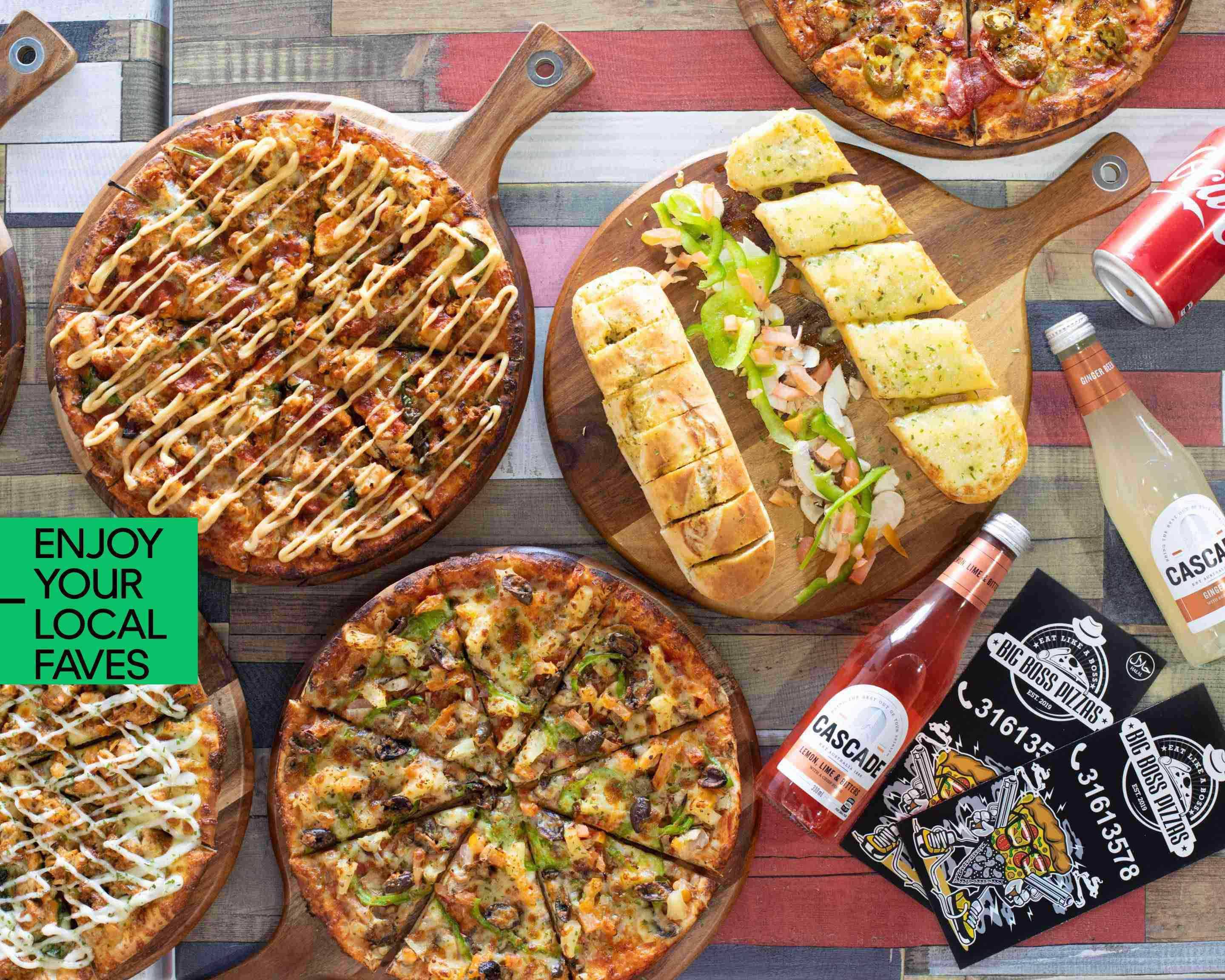 Big Boss Pizzas (Moorooka) Menu Takeout in Brisbane Delivery Menu