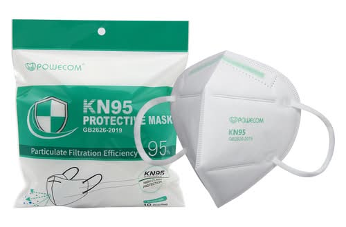 Powecom Kn 95 Protective Mask, White (10 ct)
